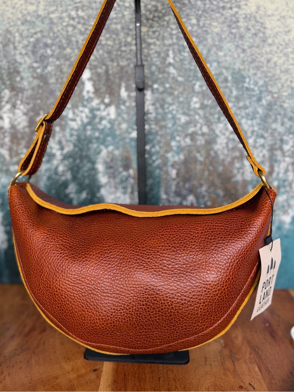 Portland Leather Goods Boho Koala Sling Bag Sienna